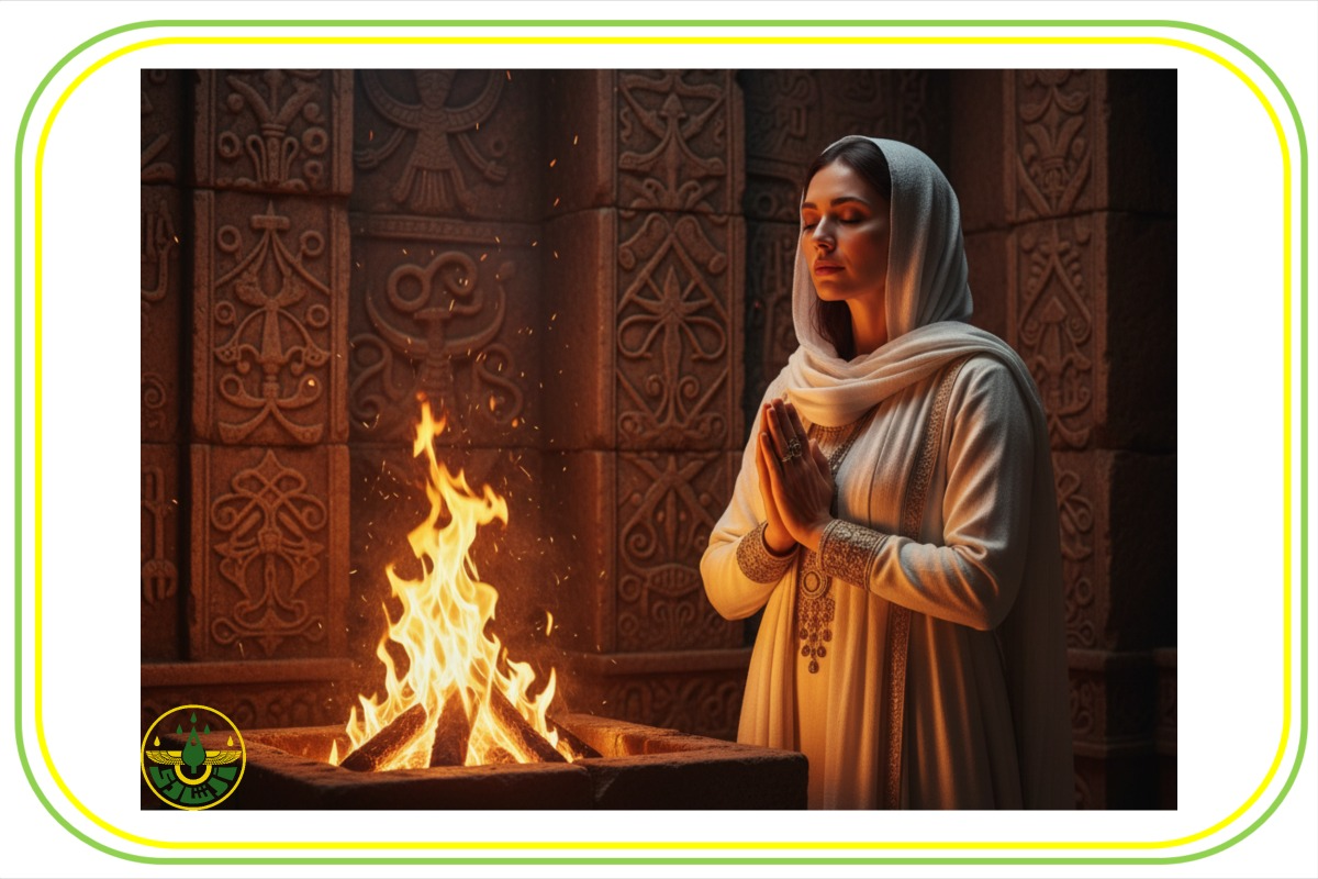 دعا بانویی برای ظهور سوشیانس