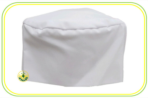 کلاه نیایش سفید زرتشتی ساده