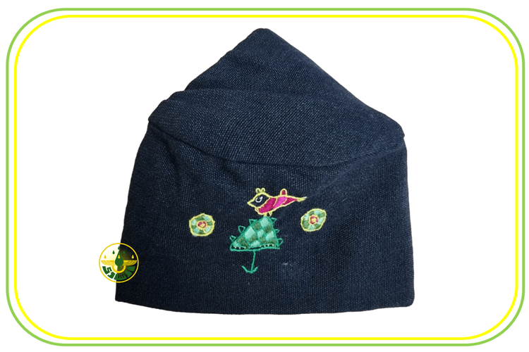 کلاه زرتشتی دوزی رنگ سبز 2