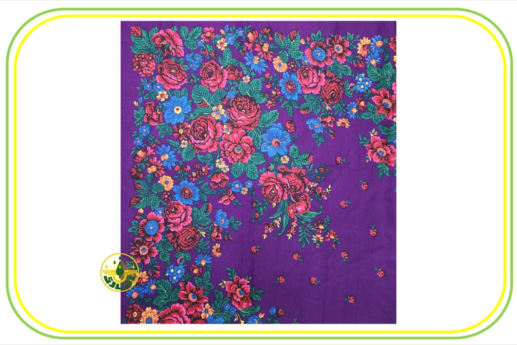 چارقد نخی بانوان زرتشتی بنفش