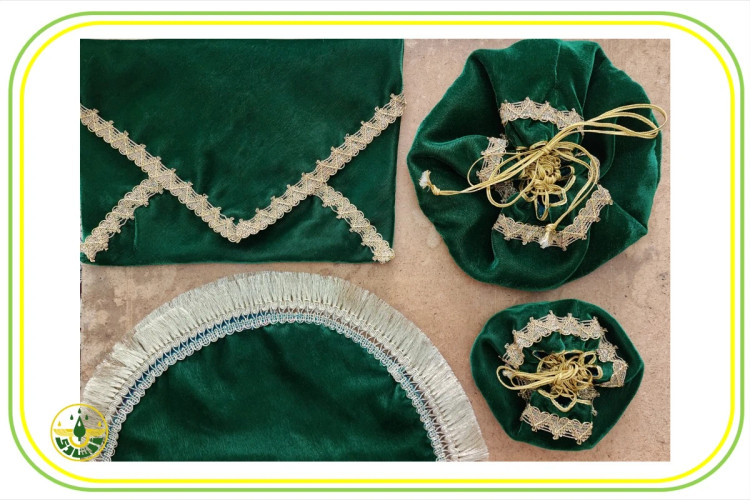 ست کامل سفره گواه گیری سبز