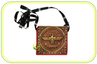 کیف دوشی نماد ملی طرح فروهر _ سایز متوسط - مربعی - طرح2